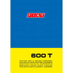 Fiat 600T Karosserie Ersatzteilkatalog
