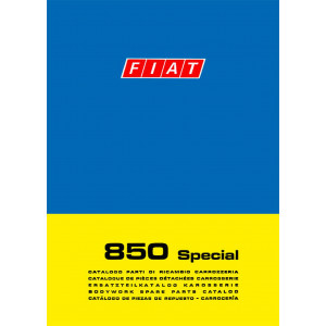 Fiat 850 Special Karosserie Ersatzteilkatalog