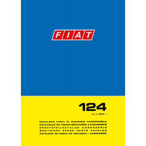 Fiat 124 (spätere Ausgabe) Karosserie Ersatzteilkatalog