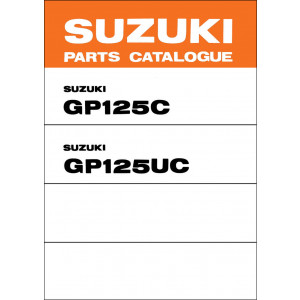 Suzuki GP125 & GP125U Parts Catalogue