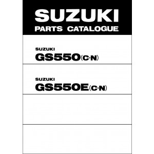 Suzuki GS550 & GS550E Parts Catalogue