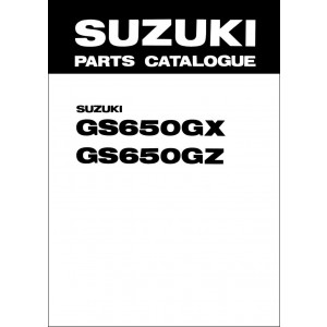 Suzuki GS650G Parts Catalogue