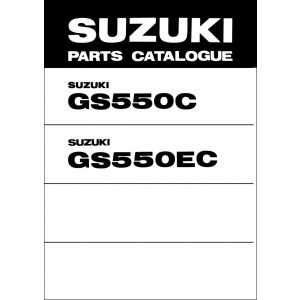 Suzuki GS550 & GS550E Parts Catalogue
