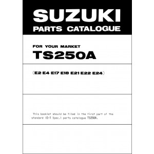 Suzuki TS250A Parts Catalogue