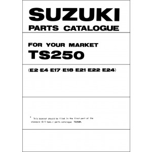 Suzuki TS250M Parts Catalogue