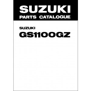 Suzuki GS1100G Parts Catalogue
