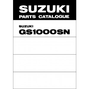 Suzuki GS1000S Parts Catalogue