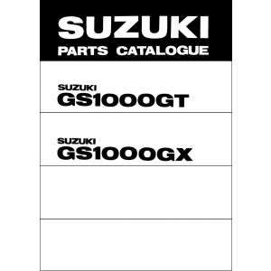 Suzuki GS1000G Parts Catalogue