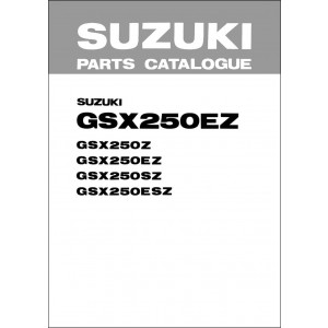 Suzuki GSX250 GSX250E GSX250S Parts Catalogue