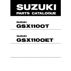 Suzuki GSX1100 & GSX1100E Parts Catalogue