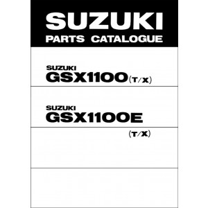 Suzuki GSX1100 & GSX1100E MY1980-1981 Parts Catalogue
