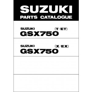 Suzuki GSX750 Parts Catalogue