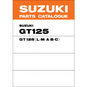 Suzuki GT125 MY1974-1978 Parts Catalogue