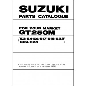 Suzuki GT250M Parts Catalogue