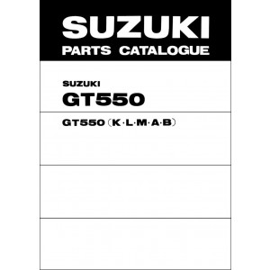 Suzuki GT550 Parts Catalogue