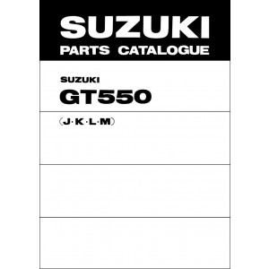 Suzuki GT550 MY1972-1975 Parts Catalogue