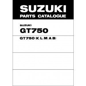 Suzuki GT750 Parts Catalogue