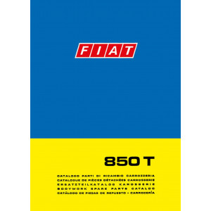 Fiat 850T Karosserie Ersatzteilkatalog