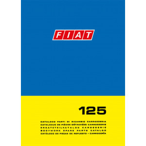 Fiat 125 Karosserie Ersatzteilkatalog