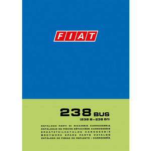 Fiat 238 BUS (238B - 238B1) Karosserie Ersatzteilkatalog