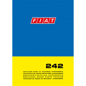Fiat 242 Karosserie Ersatzteilkatalog