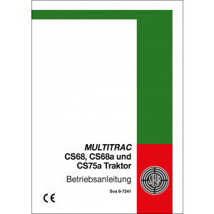 Steyr Multitrac CS68, CS68a und CS75a Betriebsanleitung