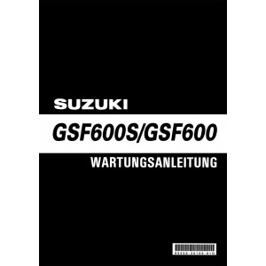 Suzuki GSF600S & GSF600 Reparaturanleitung