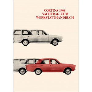 Ford Cortina 1968 Nachtrag zum Werkstatthandbuch