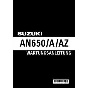 Suzuki AN650 AN650A AN650Z Reparaturanleitung