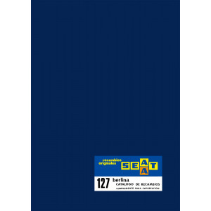 Seat 127 Berlina Ersatzteilkatalog
