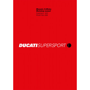 Ducati SuperSport 800 MY2006 Workshop Manual