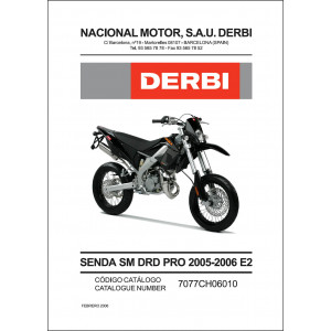 Derbi Senda SMD Pro 2005-2006 E2 Ersatzteilkatalog