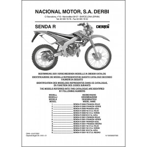 Derbi Senda R MY2001 Ersatzteilkatalog