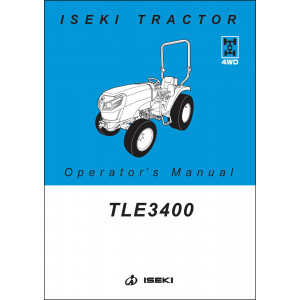 Iseki Traktor TLE3400 Operators Manual