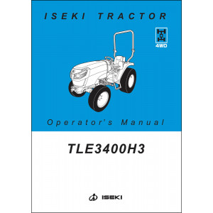 Iseki Traktor TLE3400 H3 Operators Manual