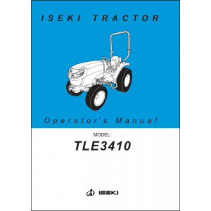 Iseki Traktor TLE3410 Operators Manual