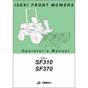 Iseki Traktor SF310 & SF370 Operators Manual