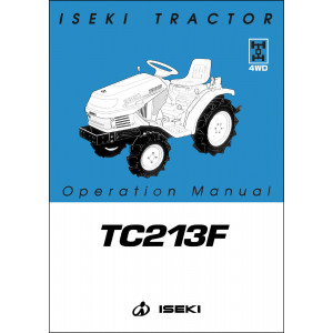 Iseki Traktor TC213F Operators Manual