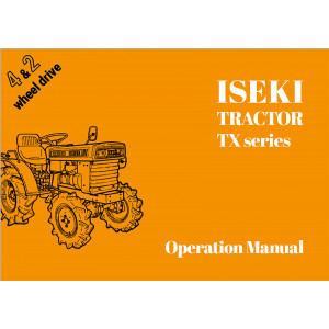 Iseki Traktor TX Series Operators Manual