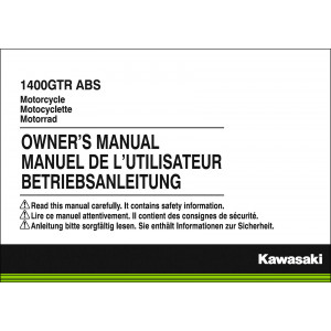 Kawasaki 1400GTR ABS MY2015 Betriebsanleitung