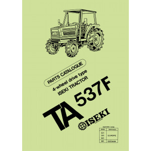 Iseki Traktor TA537F Parts Catalogue