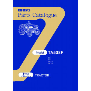 Iseki Traktor TA538F Parts Catalogue