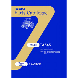 Iseki Traktor TA545 Parts Catalogue