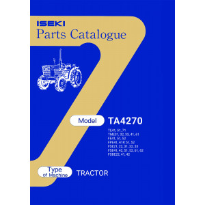 Iseki Traktor TE4270 Parts Catalogue