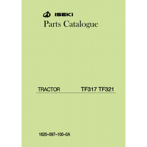 Iseki Traktor TF317 & TF321 Parts Catalogue