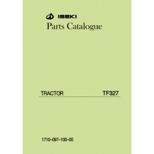 Iseki Traktor TF327 Parts Catalogue