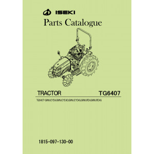 Iseki Traktor TG6407 Parts Catalogue