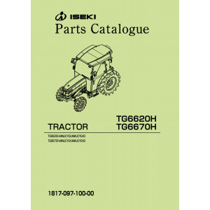 Iseki Traktor TG6620H & TG6670H Parts Catalogue