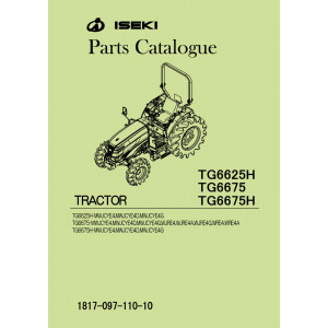 Iseki Traktor TG6625H TG6675 TG6675H Catalogue