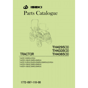 Iseki Traktor TH4259 (3) TH4335 (3) TH4365 (3) Parts Catalogue